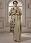 Bs 146 Art Silk With Embroidery Work Kurti With Pant Dupatta Wholesale In India